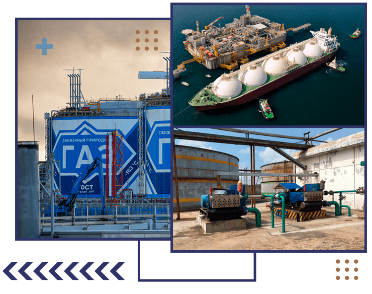 Насосы для забора<br>и откачки сжиженного газа Насосы для забора<br>и откачки сжиженного газа